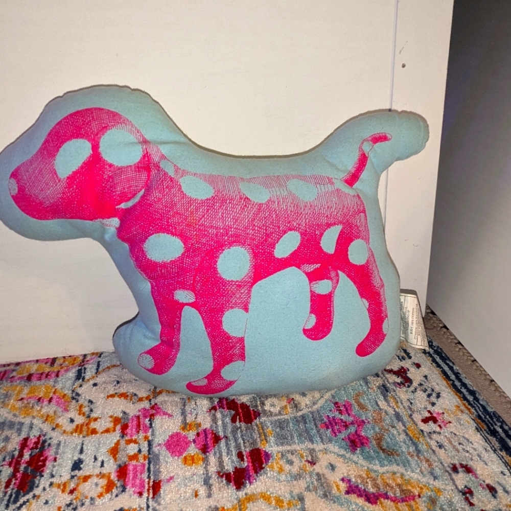 Victoria's Secret PINK vintage dog pillow